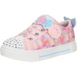 Skechers - Twinkle Toes - Shuffle Lite - Butterfly Swirl - Glanzend Bovenwerk