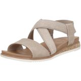 Sandaal - DESERT KISS - Effen - Met Profielzolen - Slip-on - Middelhoge Hak