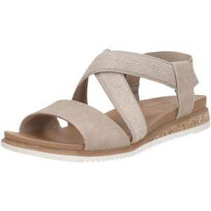 Sandaal - DESERT KISS - Effen - Met Profielzolen - Slip-on - Middelhoge Hak