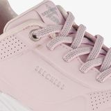 Veterschoenen - Rosé/Zilverkleur - Plateausneaker - Metallic - Sleehak