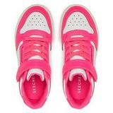 Retro Sneaker - Pink/Wit - Klittenbandsluiting - Laag