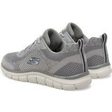 Skechers - Track - Glendor - Sneakers - Zwart - Veganistisch - Gebreid Bovenwerk
