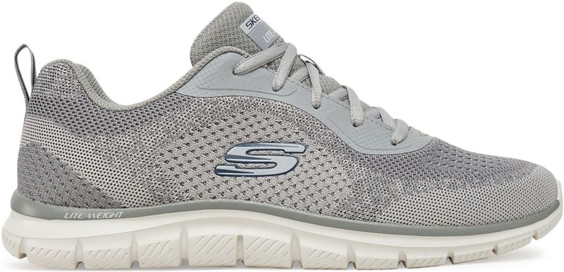Skechers - Track - Glendor - Sneakers - Zwart - Veganistisch - Gebreid Bovenwerk