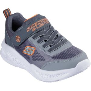 Skechers Meteor-Lights Krendox Sneaker voor jongens, Grijs, 9.5 UK Child