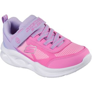Skechers - S-Lights - Sneakers - Roze-Paars - Textiel/Imitatieleer