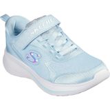 Kinder Klett-Sneakers Wave 92 SKECHERS helles