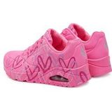 Skechers - Uno - Sneakers - Roze - Synthetisch - Spread The Love