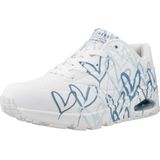 Skechers - Uno Spread the Love - Sneakers - Wit - Hartjesprint