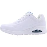 Skechers - Uno Spread the Love - Sneakers - Wit - Hartjesprint