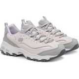 Plateausneaker - Beige/Grijs - Vrijetijdsschoen - Vetersluiting - Demping