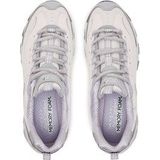 Plateausneaker - Beige/Grijs - Vrijetijdsschoen - Vetersluiting - Demping