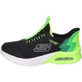 SKECHERS - Microspec Max - Sneakers - Zwart - Synthetisch