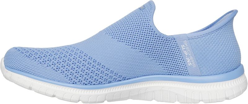 Skechers - Hands Free Slip-Ins Virtue Sleek - Instapschoen - Blauw Wit - Textiel