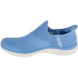 Skechers Slip-On Sneaker »VIRTUE-SLEEK«, Slipper, Freizeitschuh mit gepolstertem Heel-Pillow Fersenkissen