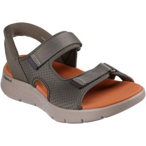 Skechers - Slip-ins Go Walk Flex - Sandalen - Olijfgroen - Heren