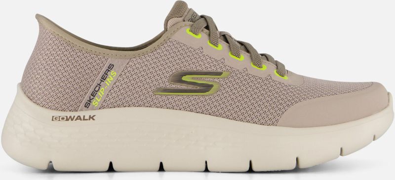 Skechers - Go Walk Flex - Instappers - Taupe - Synthetisch