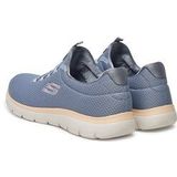 SKECHERS - Slip-on - Koningsblauw - Rosé - Wit