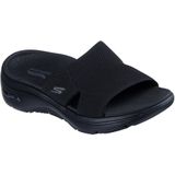 Skechers - Go Walk Arch Fit 2.0 - Slippers - Zwart - Vegan en Sneldrogend Materiaal