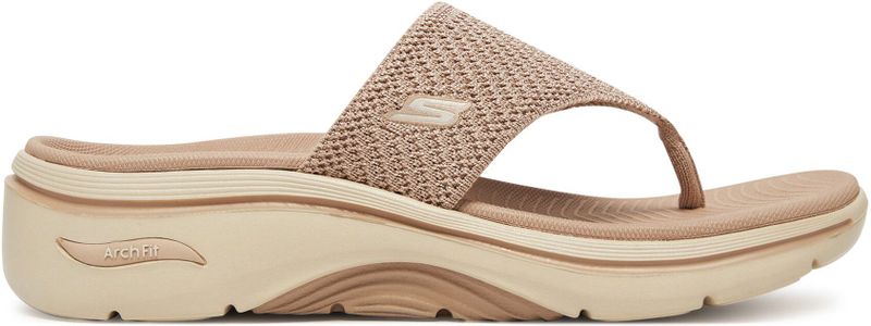 Skechers Sandalen Go Walk Arch Fit 2.0 - Dames - Taupe