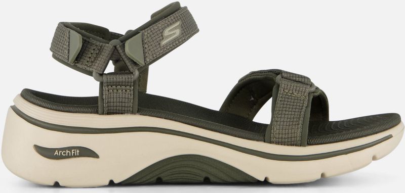Skechers - Go Walk Arch Fit 2.0 - Sandalen - Zwart - Textiel