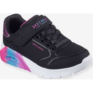 SKECHERS - Uno Lite 2.0 - Sneakers - Zwart - Synthetisch - Metallic