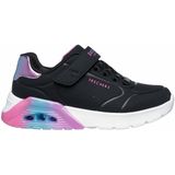 SKECHERS - Uno Lite 2.0 - Sneakers - Zwart - Synthetisch Bovenwerk - Ademend