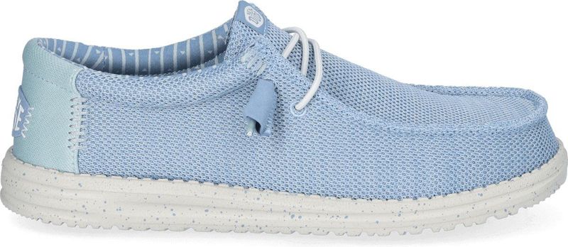 Hey Dude Wally Stretch Sox Slip-On - Wolk Blauw/Dawn Blauw