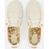 HEYDUDE Wendy Crochet Instappers - Wit - Textiel