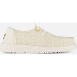 HEYDUDE Wendy Crochet Instappers - Wit - Textiel