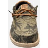 HEYDUDE - Wally Palm Jute - Instapper - Egret Cloud Blue - Jute, Textiel