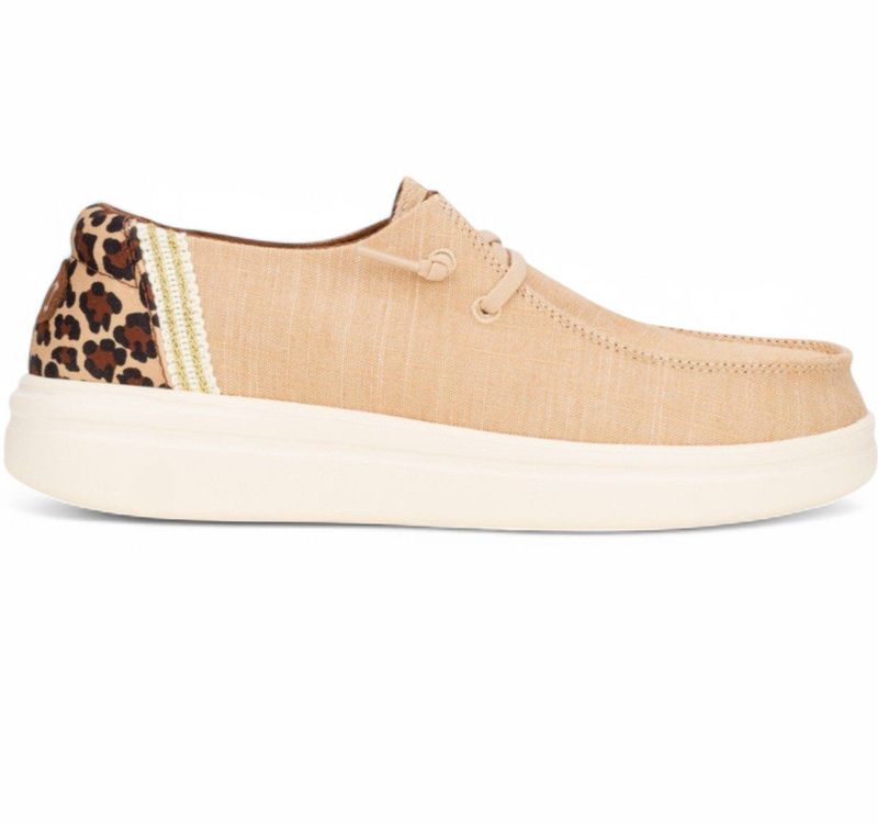 HeyDude - HD43780 Wendy Rise Animal - Pantoffels - Beige - Casual