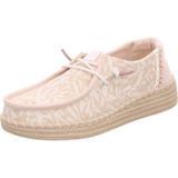 HEYDUDE - Wendy - Instapper - Pale Pink White - Textiel