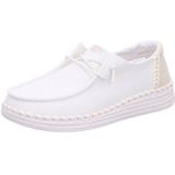 HEYDUDE - Wendy Espadrille Woven - Instapper - White - Textiel