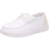 HEYDUDE - Wendy Espadrille Woven - Instapper - White - Textiel