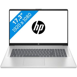 HP 17-cn4055ng (17.30", 512 GB, 16 GB, DE, Intel Core 5 120U), Notebook, Zilver