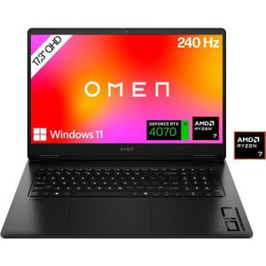 HP Omen 17-db0079ng Gaming-Notebook (43,9 cm/17,3 Zoll, AMD Ryzen 7 8845HS, GeForce RTX 4070, 1000 GB SSD)