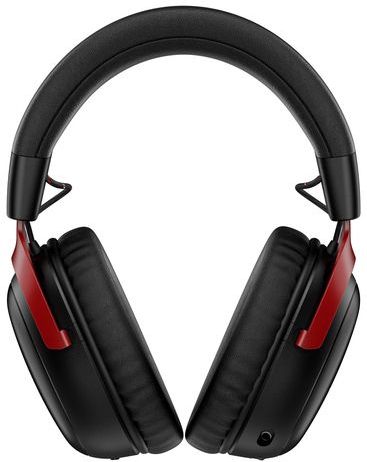 HyperX Cloud III S Wireless Black-Red Gaming Headset Draadloos Hoofdband Gamen Bluetooth Zwart, Rood
