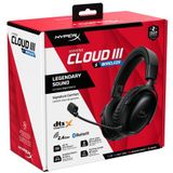 HyperX - Cloud III S - Gaming Headset - Zwart - Draadloos