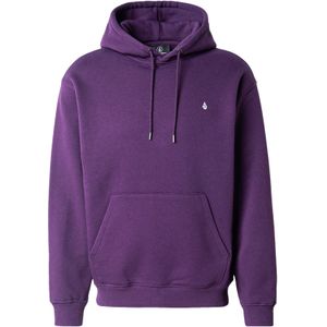 Volcom - Sweatshirts en fleeces - Single Stone Po Hoodie Grape Royale voor Heren van Katoen - Maat L - Paars