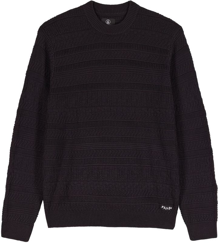 Volcom - DREAMDEKER - Gebreide Trui - Zwart/Wit