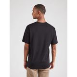 Volcom - Stone Blanks - T-shirt - Zwart/Wit - Katoen - Kwartmouw
