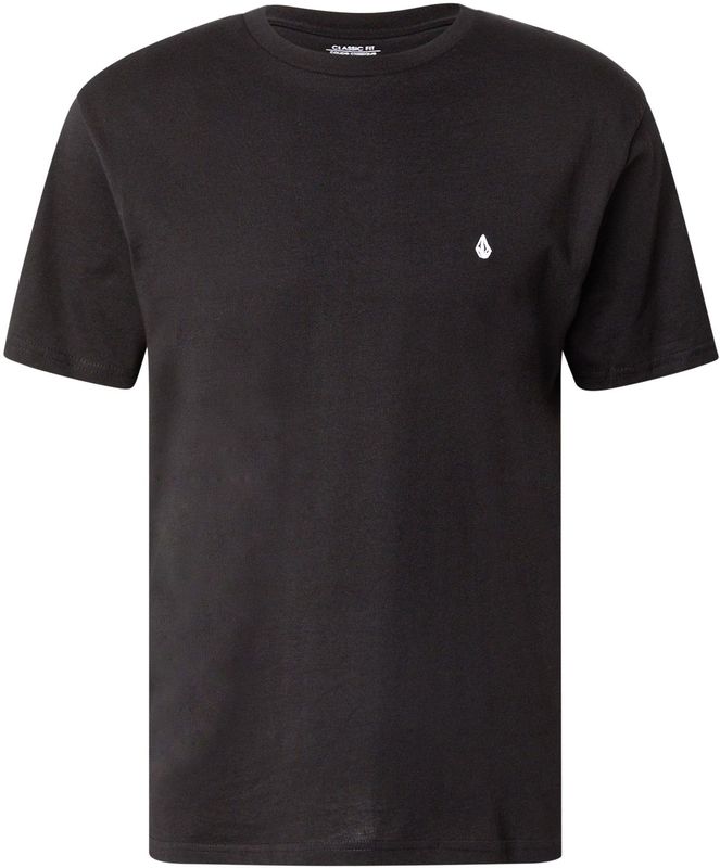 Volcom - Stone Blanks - T-shirt - Zwart/Wit - Katoen - Kwartmouw