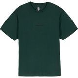 Volcom - Shirt Stone - Donkergroen - T-shirt - Halve Mouw - Losse Pasvorm