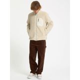 Volcom - Muzzer Fuzzar Zip - Thermobroek - Beige