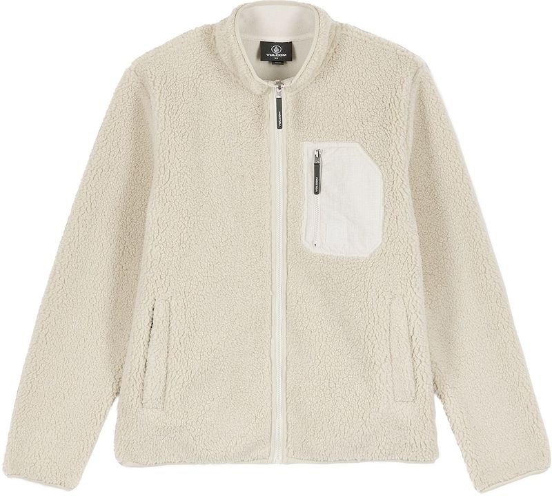 Volcom - Muzzer Fuzzar Zip - Thermobroek - Beige