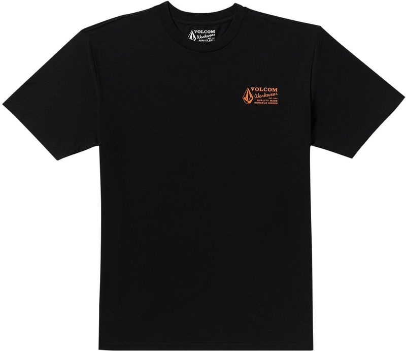 Volcom - Workwear SS Tee - T-shirt - Zwart - Katoen