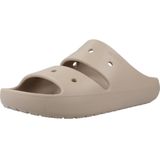 Muiltjes 'Classic' - Effen - Anatomisch Voetbed - Open Toe - Platte Hak