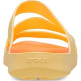 Crocs - Getaway Strappy Slippers - Zwart - Vrijstaand Bovenwerk