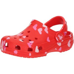 Crocs - VDay Clog T - Klompen - Rood - Gegoten Croslite(TM) Materiaal