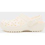 Crocs - Kids Classic Floral Cut Out - Sandaal - Chalk - Croslite